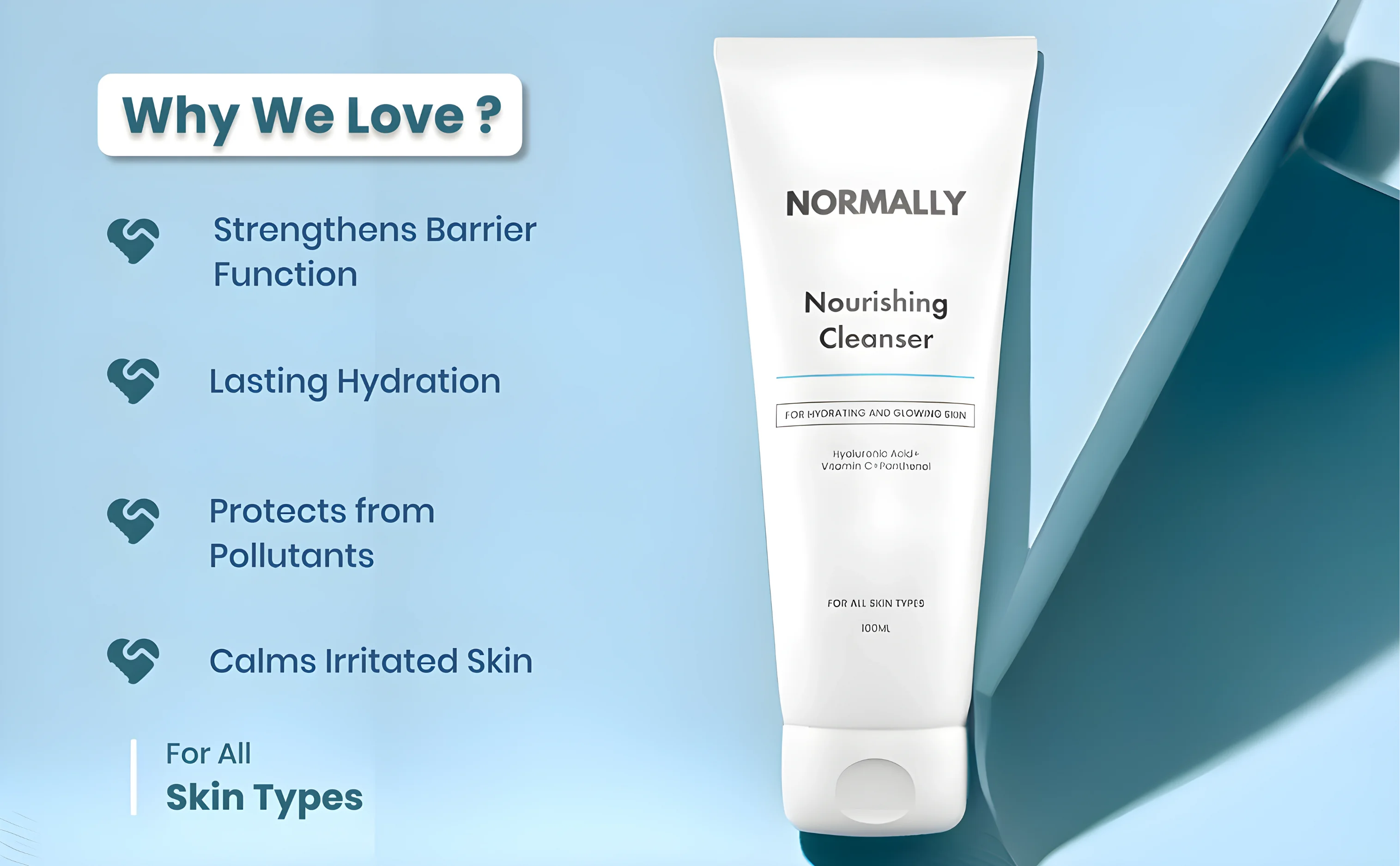 NORMALLY - Nourishing Cleanser 100ml - 4