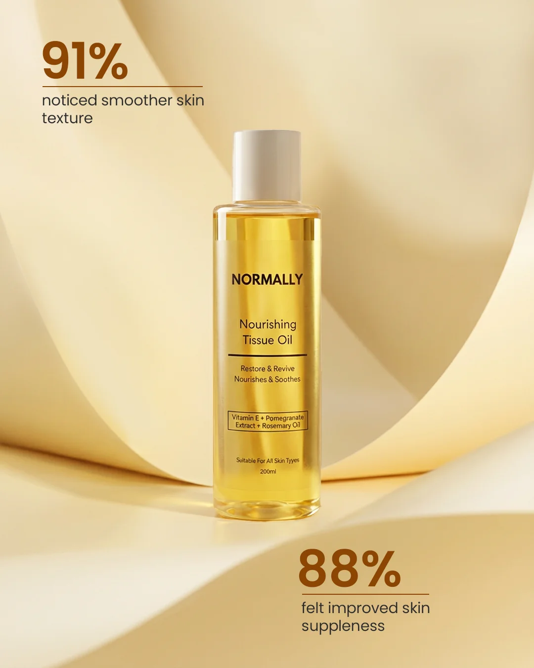 NORMALLY - Nourishing Tissue Oil 200ml - 4