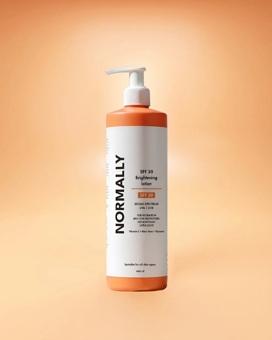 NORMALLY - SPF 30 Brightening Lotion 400ml