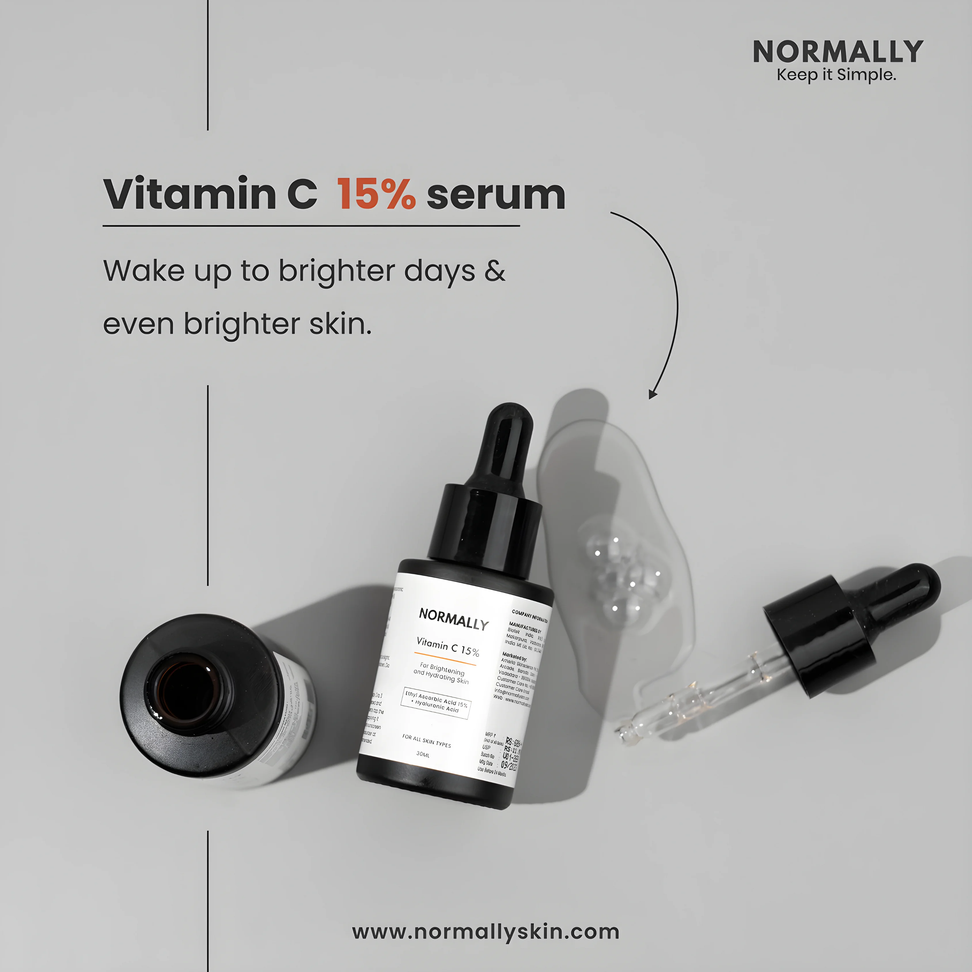 NORMALLY - 15% Vitamin C Serum 30ml - 2