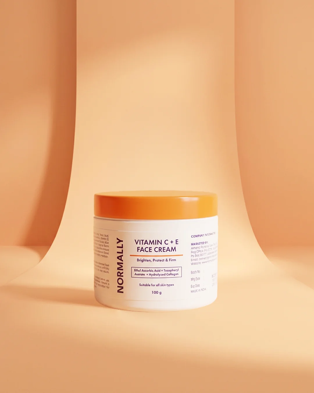 NORMALLY - Vitamin C + E Face Cream 100g